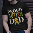 Proud Autism Dad Autism Awareness T-Shirt Gifts for Him