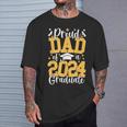 Proud Dad Of A Class Of 2024 Graduate Matching Family T-Shirt Gifts for Him