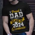 Proud Dad Of A Class Of 2024 Graduate Senior 2024 Graduation T-Shirt Gifts for Him