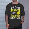Proud Dad Of A Softball Senior 2024 Dad Graduation T-Shirt Gifts for Him
