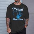 Proud Foster Mom Family National Foster Care Month T-Shirt Gifts for Him