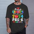 Proud Grandpa Of A 2024 Pre-K Graduate Matching Family Grad T-Shirt Gifts for Him