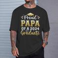 Proud Papa Of A 2024 Graduate Senior Graduation Men T-Shirt Gifts for Him