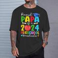Proud Papa Of A 2024 Preschool Graduate Family Graduation T-Shirt Gifts for Him