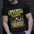 Proud World War 2 Veteran Son Military Ww 2 Veterans Family T-Shirt Gifts for Him