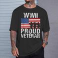 Proud Wwii World War Ii Veteran For Military Men Women T-Shirt Gifts for Him