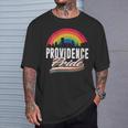 Providence Pride Lgbt Lesbian Gay Bisexual Rainbow Lgbtq T-Shirt Gifts for Him