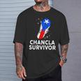 Puerto Rico Hispanic Heritage Month Chancla Survivor Rican T-Shirt Gifts for Him