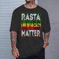Rasta Lives Matter Reggae Music Rastafari Lover Dreadlock T-Shirt Gifts for Him