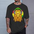 Rastafarian Lion Leo Horoscope Zodiac Sign Rasta Women T-Shirt Gifts for Him