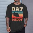 Rat Daddy Cute Animal Rats Lover Dad Father Papa Father's T-Shirt Gifts for Him