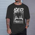 Red Friday Remember Everyone Deployed Veterans Day T-Shirt Gifts for Him