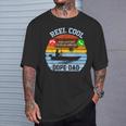 Reel Cool Fishing Dad Classic Black Men'sFather's T-Shirt Gifts for Him