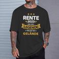 Rente 2023 Real Legend Leaves Terrain Pensioner T-Shirt Geschenke für Ihn