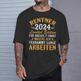 Rentner 2024 Retirement T-Shirt Geschenke für Ihn