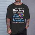 There's This Boy-He Call Me Grandpa Autism Awareness T-Shirt Gifts for Him