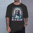 Resurrection Easter Rizz He Is Rizzin Jesus T-Shirt Gifts for Him