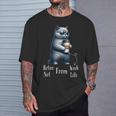 Retire From Work Not From Life Anymore Cat Retirement T-Shirt Gifts for Him