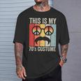 Retro This Is My 70S Costume 70 Styles 1970S Vintage Hippie T-Shirt Gifts for Him