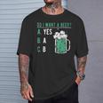 Retro Drinking Lover St Patrick's Day Do I Want A Beer T-Shirt Gifts for Him