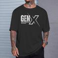 Retro Gen X Humor Gen X Raised On Hose Water And Neglect T-Shirt Gifts for Him