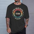 Retro Total Solar Eclipse April 8 2024 State Texas 40824 T-Shirt Gifts for Him