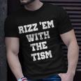 Rizz 'Em With The 'Tism Thanksgiving T-Shirt Gifts for Him