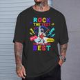 Rock The Test Dont Stress Testing Day 2024 Teachers Students T-Shirt Gifts for Him