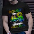 Roller Skating 8Th Birthday Boys Rollin Into 8 Awesome 2016 T-Shirt Gifts for Him
