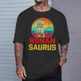 Ronan Saurus Family Reunion Last Name Team Custom T-Shirt Gifts for Him
