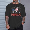 Rottweiler American Flag 4Th Of July T-Shirt Gifts for Him