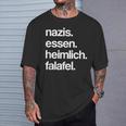 S Essen Secret Falafel Anti-Rassism T-Shirt Geschenke für Ihn