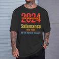 Salamanca New York Ny Total Solar Eclipse 2024 4 T-Shirt Gifts for Him