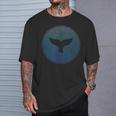 Salvar A Las Ballenas Asesino De Animales Marinos Cola De Ballena Ola Orca Camiseta unisex Regalos para él