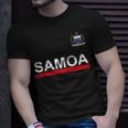 Samoa Sport Style Flag & Crest T-Shirt Gifts for Him