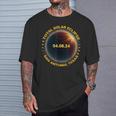 San Antonio Texas Solar Eclipse 2024 Totality Eclipse 2024 T-Shirt Gifts for Him