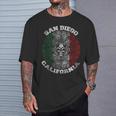 San Diego Aztec Calendar Mayan Skull Mexico Pride Symbol T-Shirt Gifts for Him