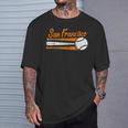 San Francisco Baseball Vintage Distressed Met At Gameday T-Shirt Gifts for Him