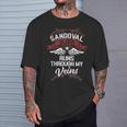 Sandoval Blood Runs Through My Veins Last Name Family T-Shirt Gifts for Him