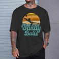Sandy Balls Beach Volleyball Player Coach Fan Sports T-Shirt Gifts for Him Sandy Balls Beach Volleyball Player Coach Fan Sports T-Shirt Gifts for Him