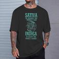 Sativa To Change The Things I Can Indica To Accept -Cannabis T-Shirt Gifts for Him