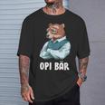 Schlauer Opi Bär Frisch Gebakener Opa German T-Shirt Geschenke für Ihn