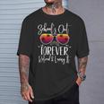 Schools Out Forever & Retired Teacher Retirement Summer Palm T-Shirt Gifts for Him