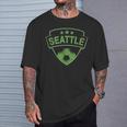 Seattle Throwback Classic T-Shirt Gifts for Him