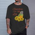 Senegal Parrot Sunshine Sunflower T-Shirt Gifts for Him