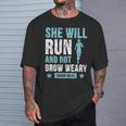 She Will Run And Not Grow Weary Isaiah T-Shirt Gifts for Him