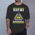 Sifa Zwangsbremsung Engine Driver T-Shirt Geschenke für Ihn
