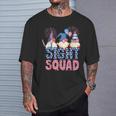 Sight Squad 4Th Of July American Flag Sunglasses Gnomes T-Shirt Gifts for Him