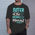 Sister Of The Birthday Mermaid Family Matching Party Squad T-Shirt Gifts for Him