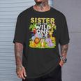Sister Of The Wild One 1St Birthday Zoo Animal Safari Jungle T-Shirt Gifts for Him Sister Of The Wild One 1St Birthday Zoo Animal Safari Jungle T-Shirt Gifts for Him